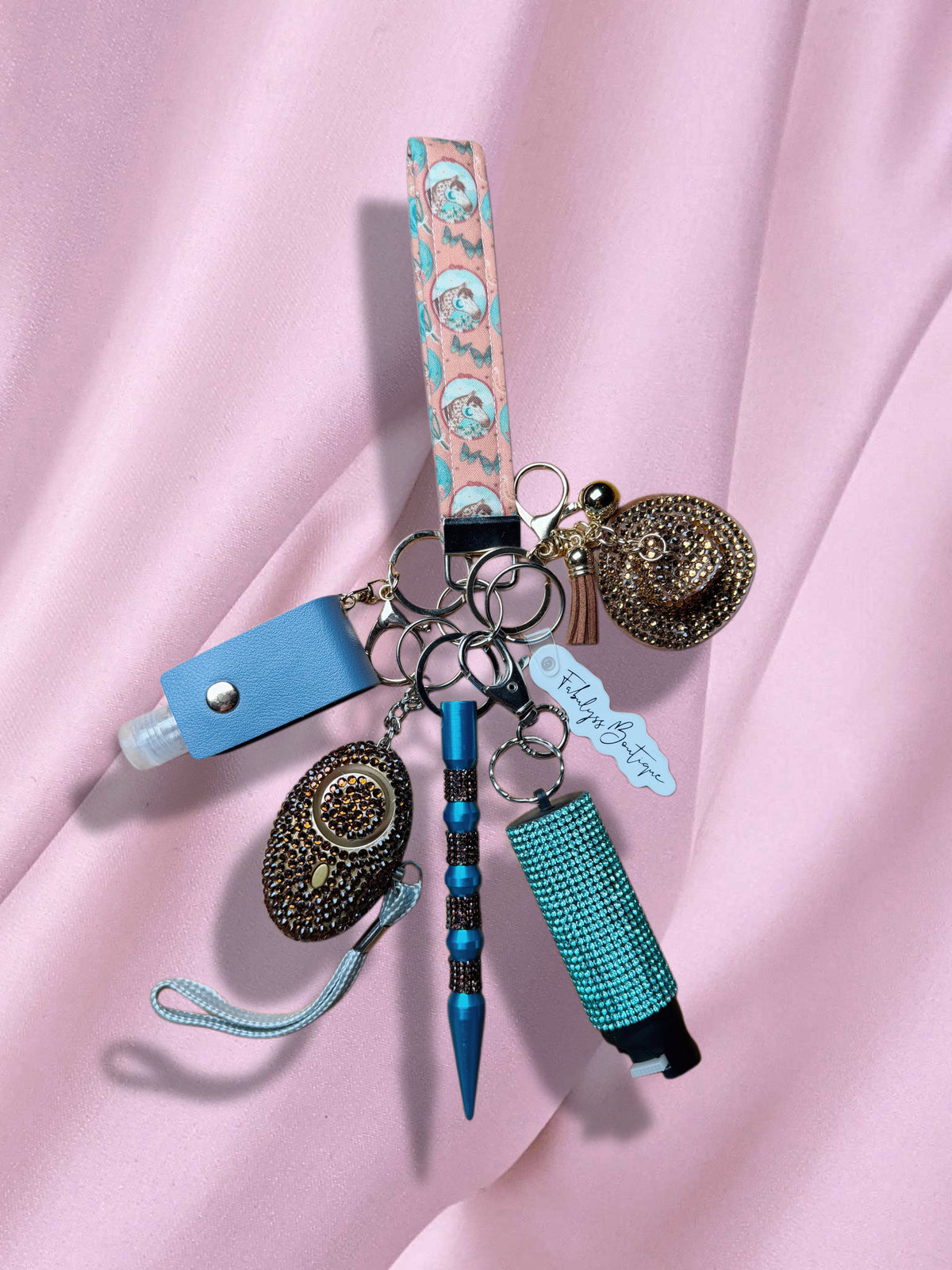 Southern Belle Safety Keychain