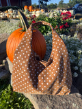 Brown Polka Dot Bag