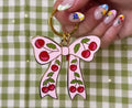 Cherry Bow Keychain