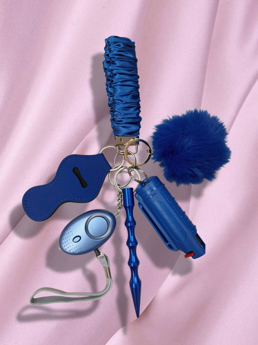 Sapphire Safety Keychain