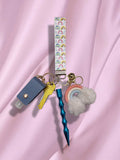 Blue Rainbow Safety Keychain