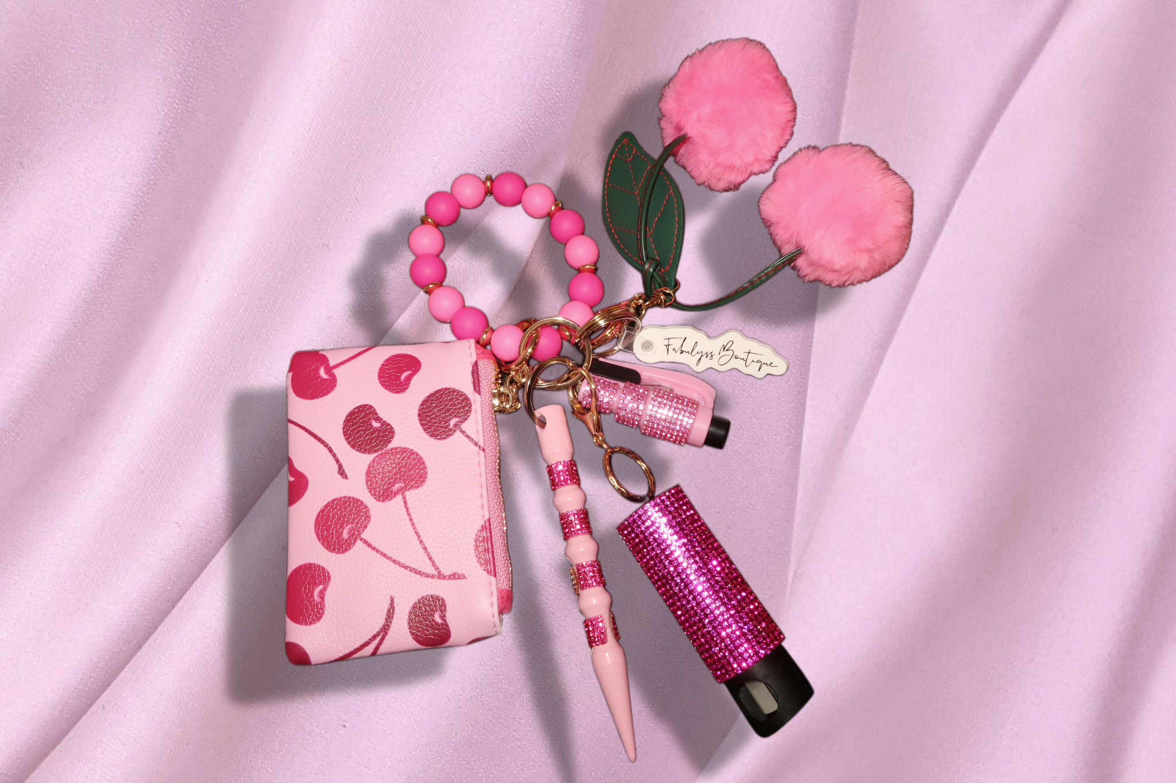 Cherry-lyss-cious Safety Keychain