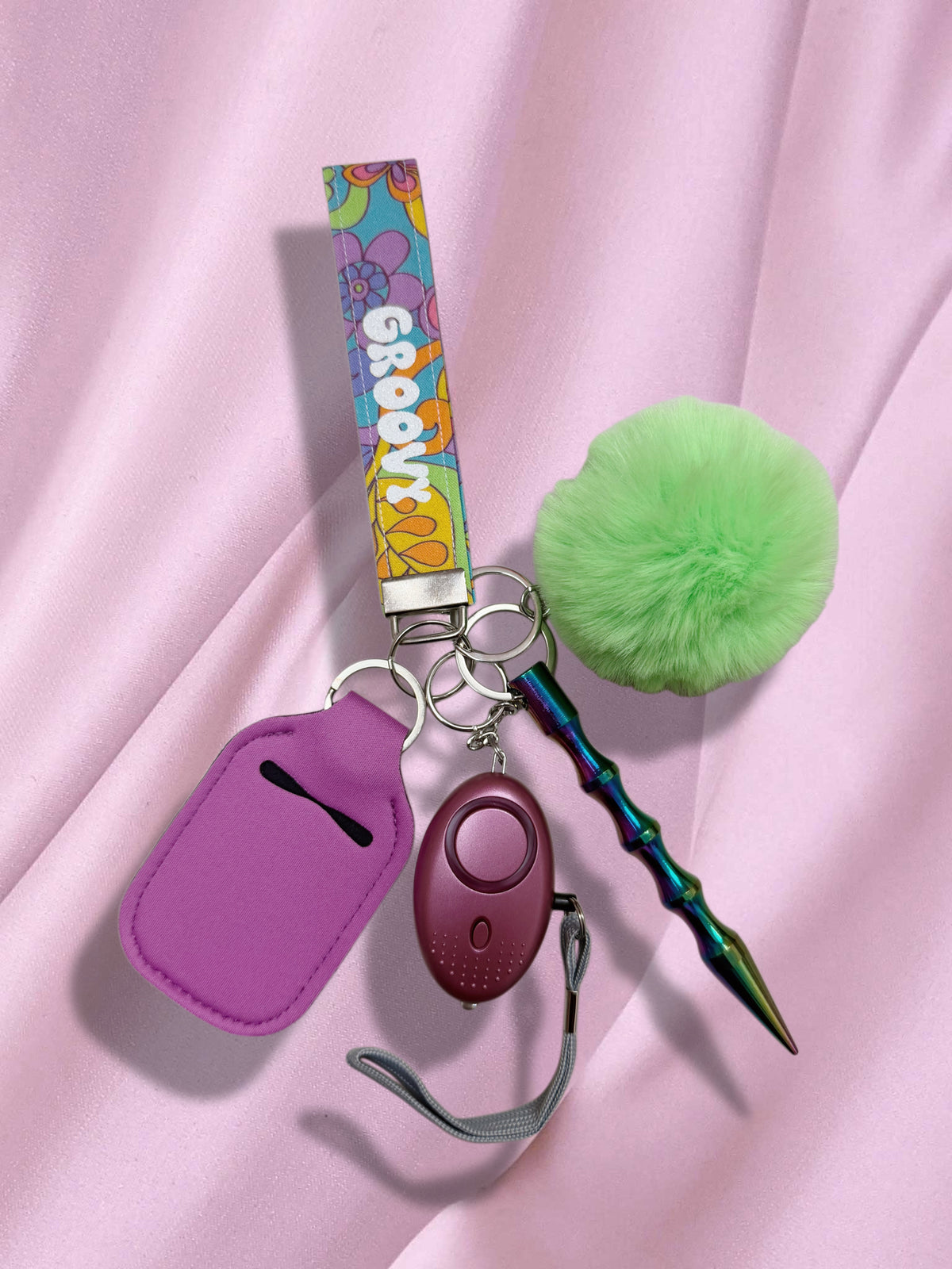 HBG Groovy Safety Keychain