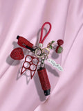 Cherry Crush Safety Keychain (red)