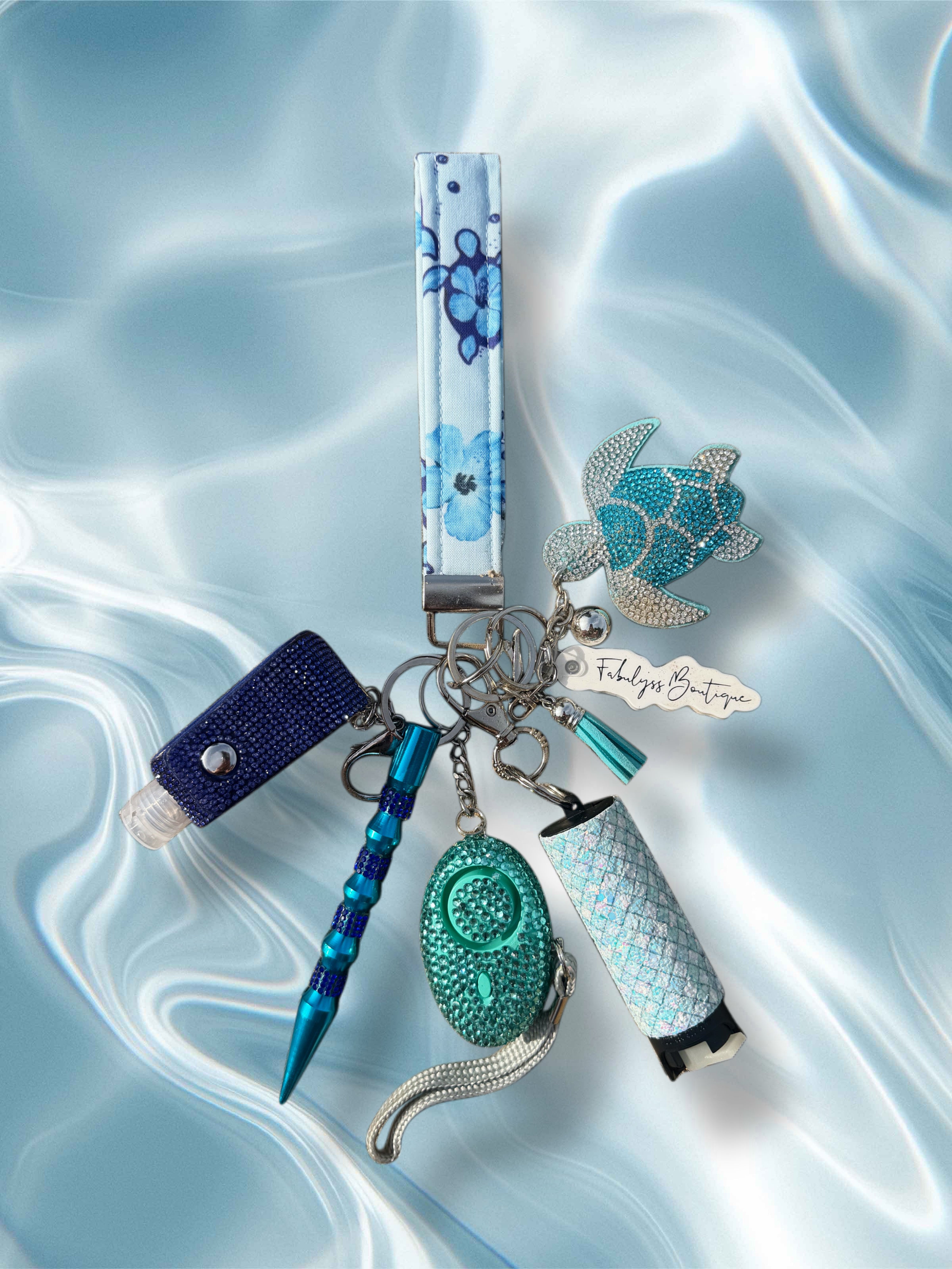 Blue Crush Safety Keychain