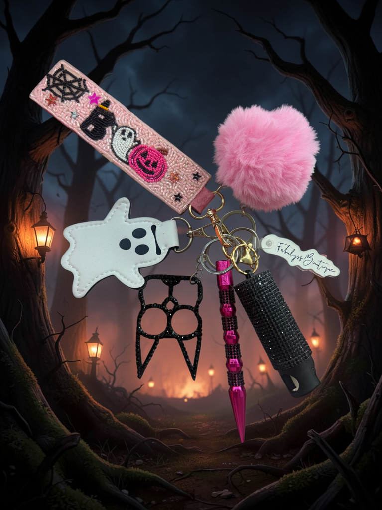 Boo Safety Keychain