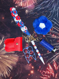 Patriot Petals Safety Keychain