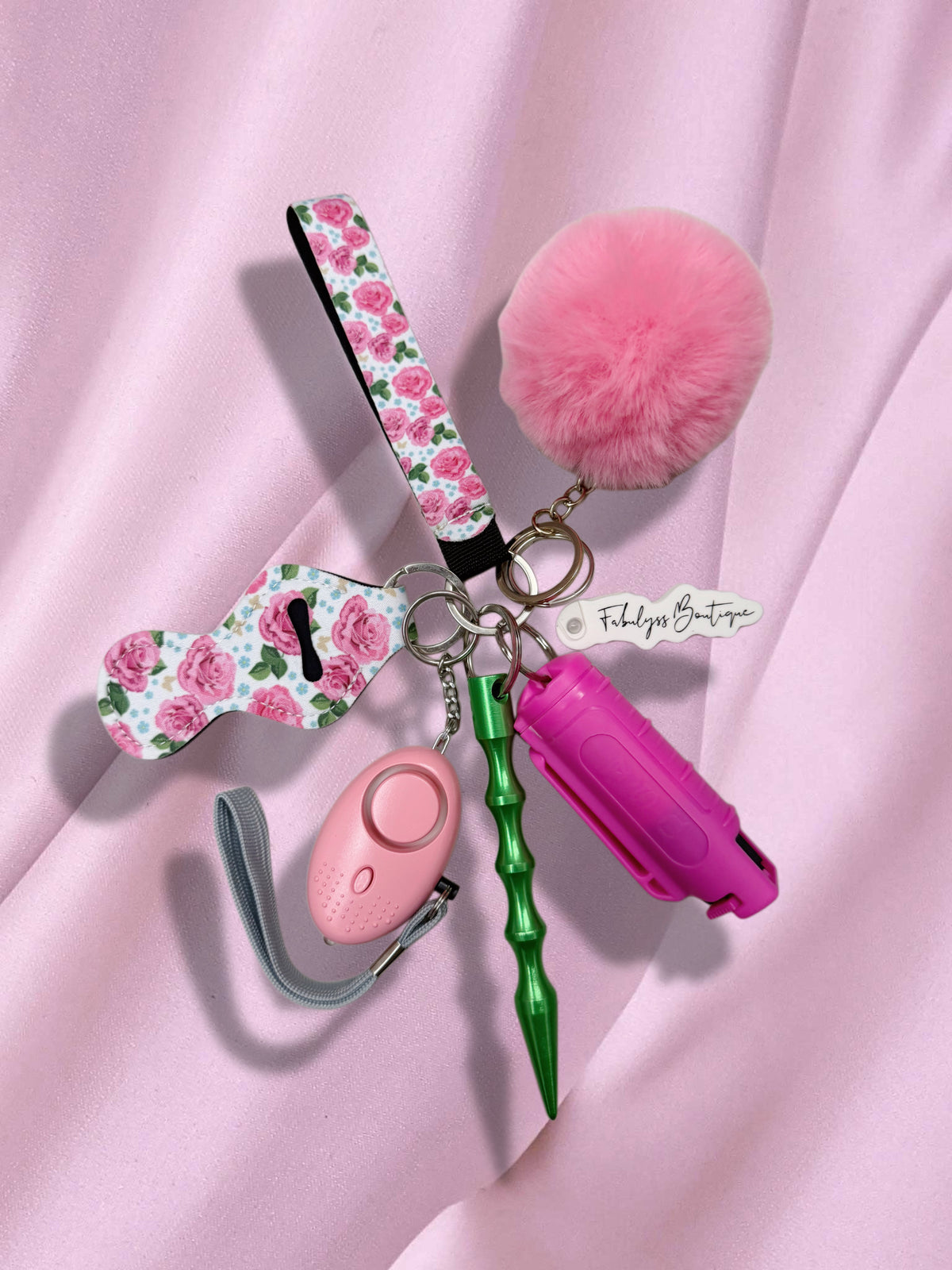 Rosé Safety Keychain