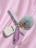 Blue/Lavender Ombré Safety Keychain