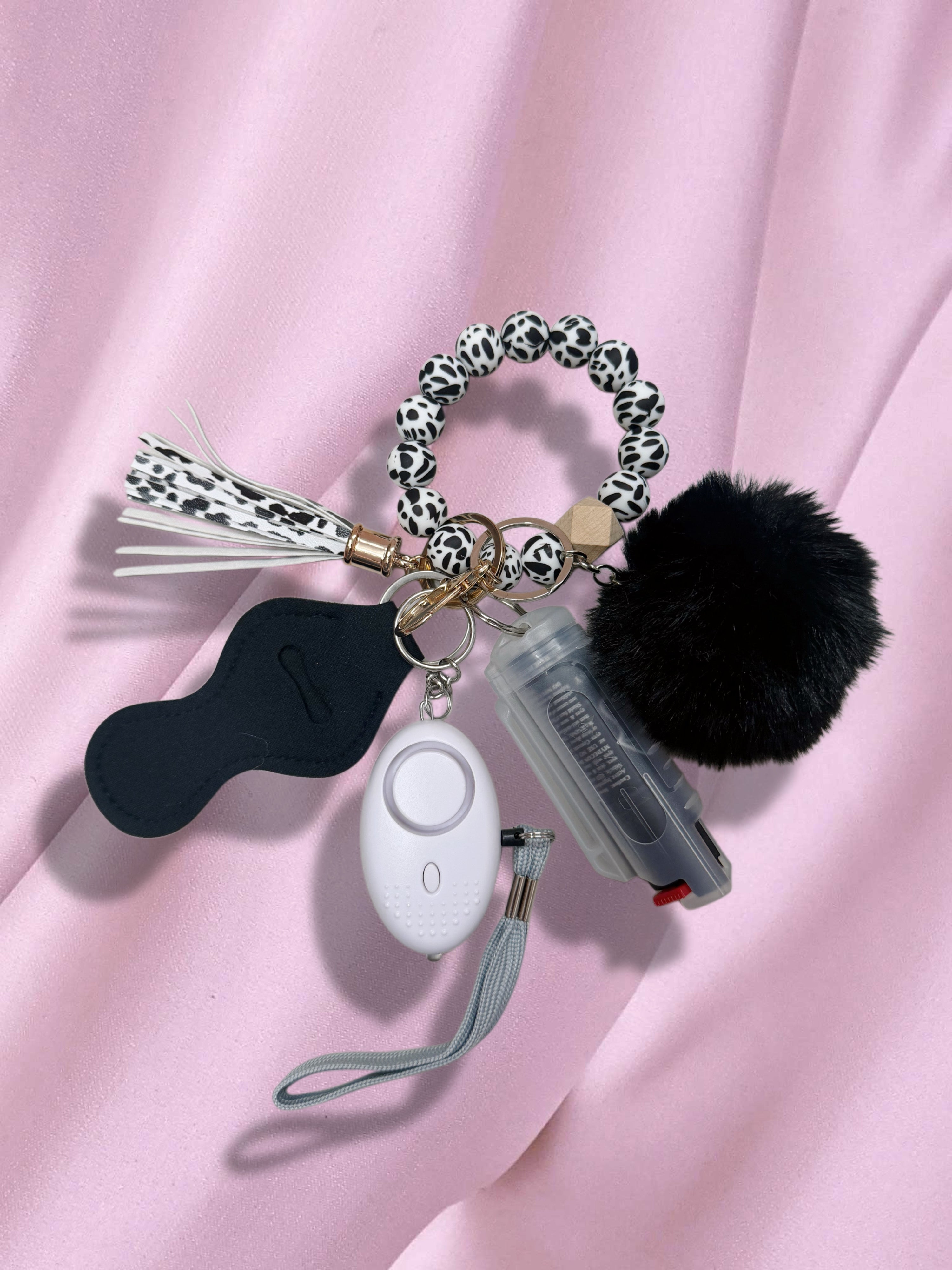 Dalmation Safety Keychain