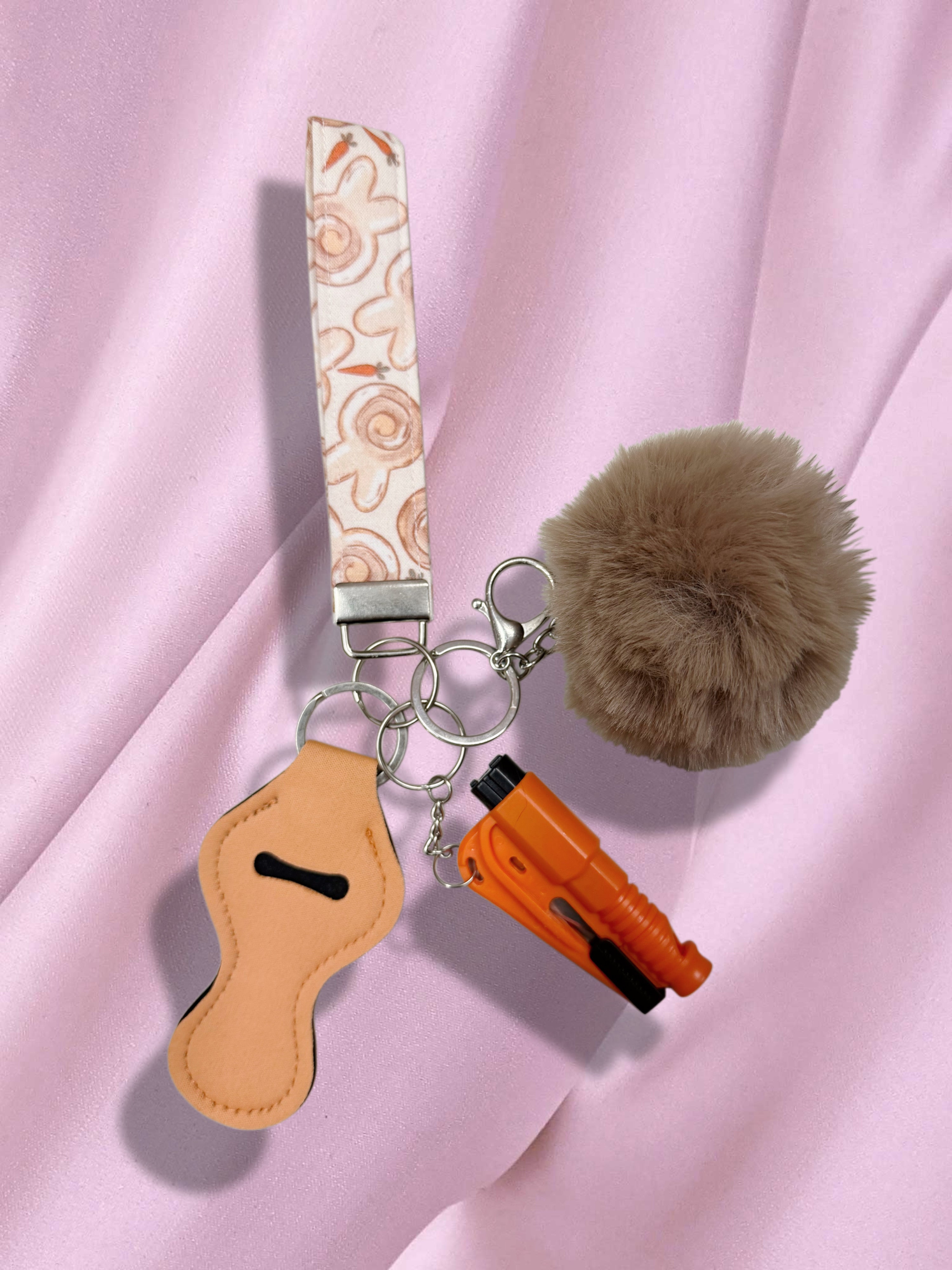 Cinnabuns Safety Keychain