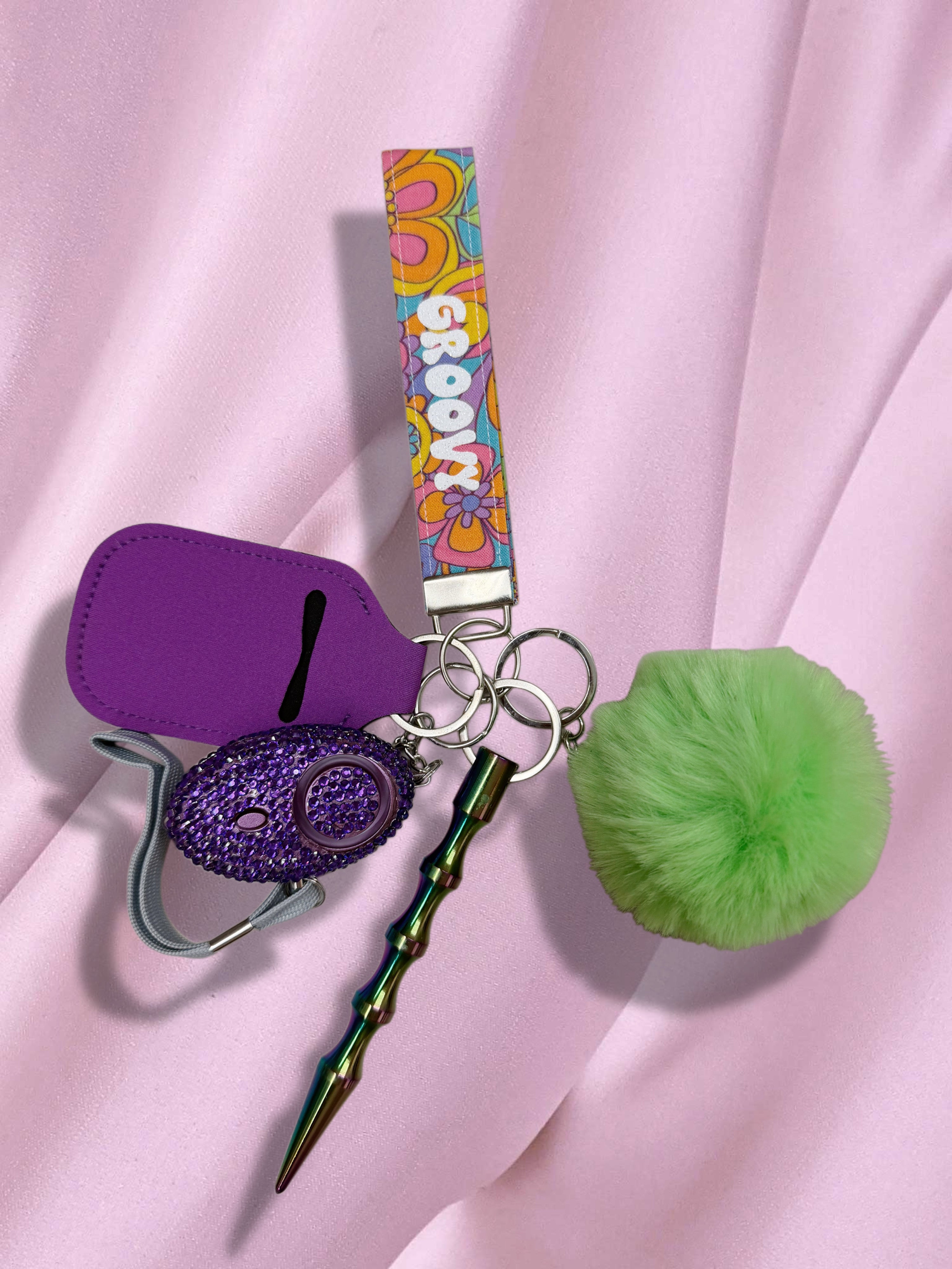 HBG Groovy Safety Keychain