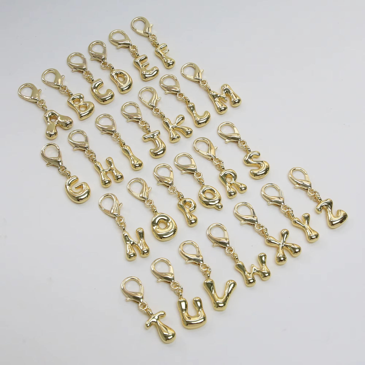 Bubble Letter Keychain