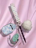 Lavender + Blue Butterfly Safety Keychain