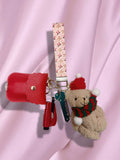 Coquette Claus Safety Keychain